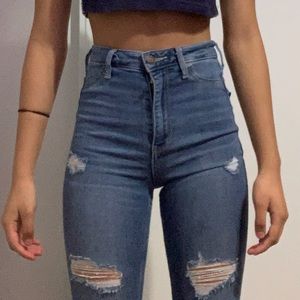 Hollister ultra high rise jean legging